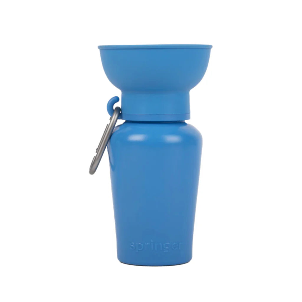 Reisetrinkflasche Flip blau