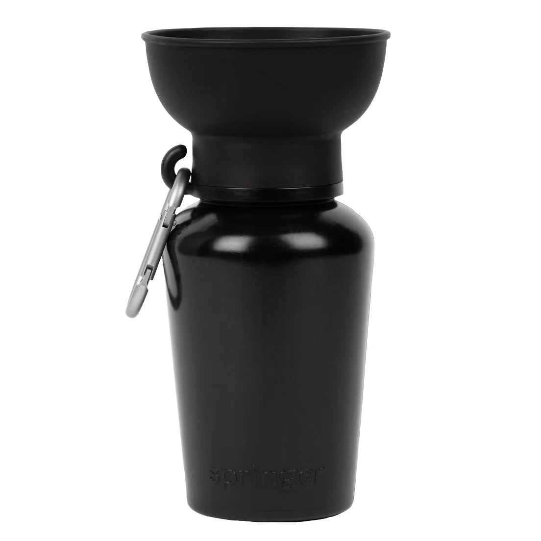 Reisetrinkflasche Flip Schwarz