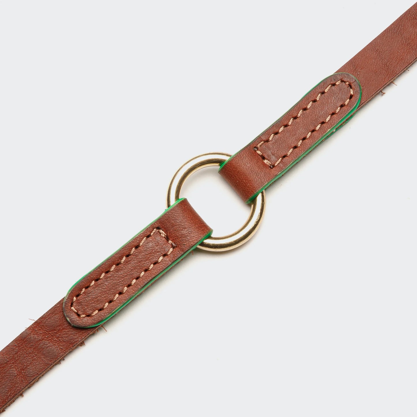 Hundeleine Prince Park Cognac/Green