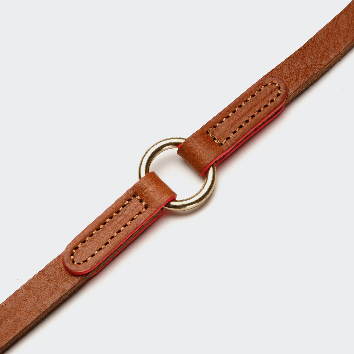 Hundeleine Prince Park Cognac/Pink