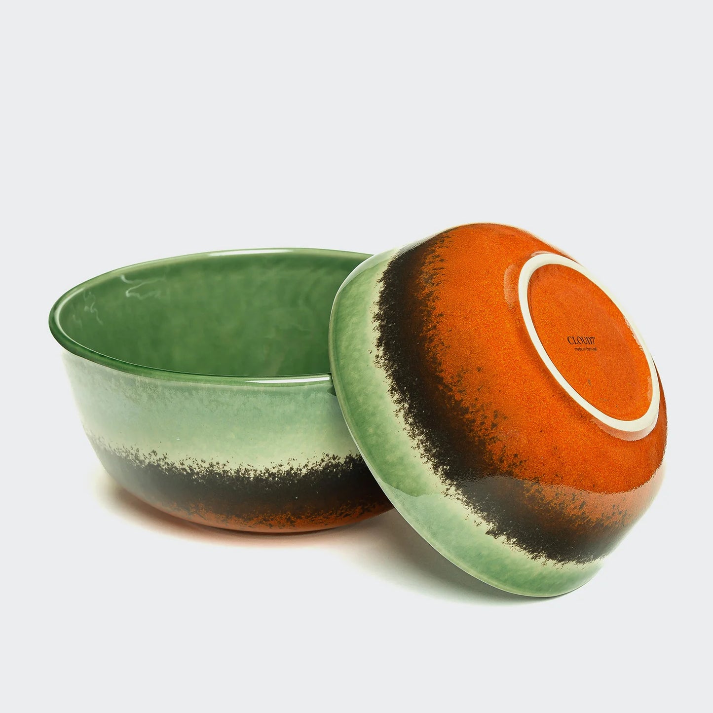 Hundenapf Annie Green-Orange