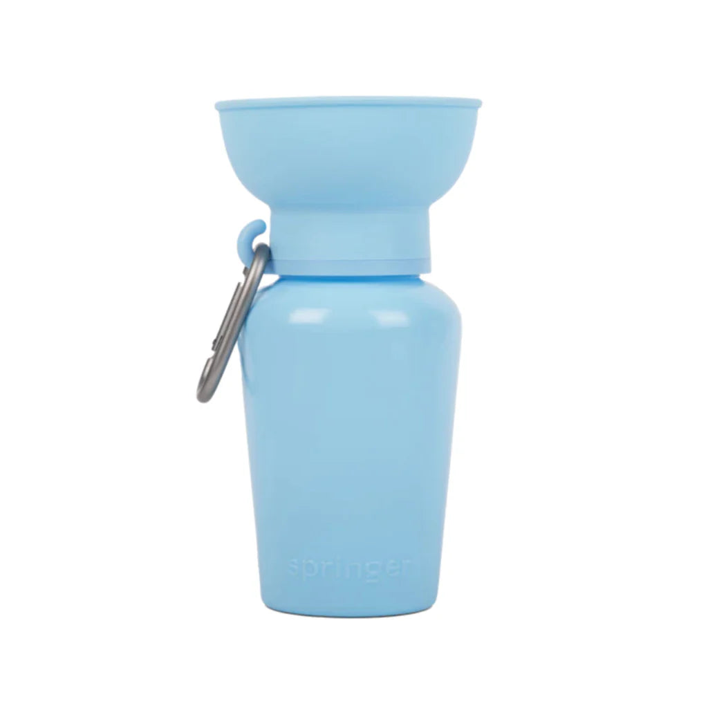 Reisetrinkflasche Flip hellblau