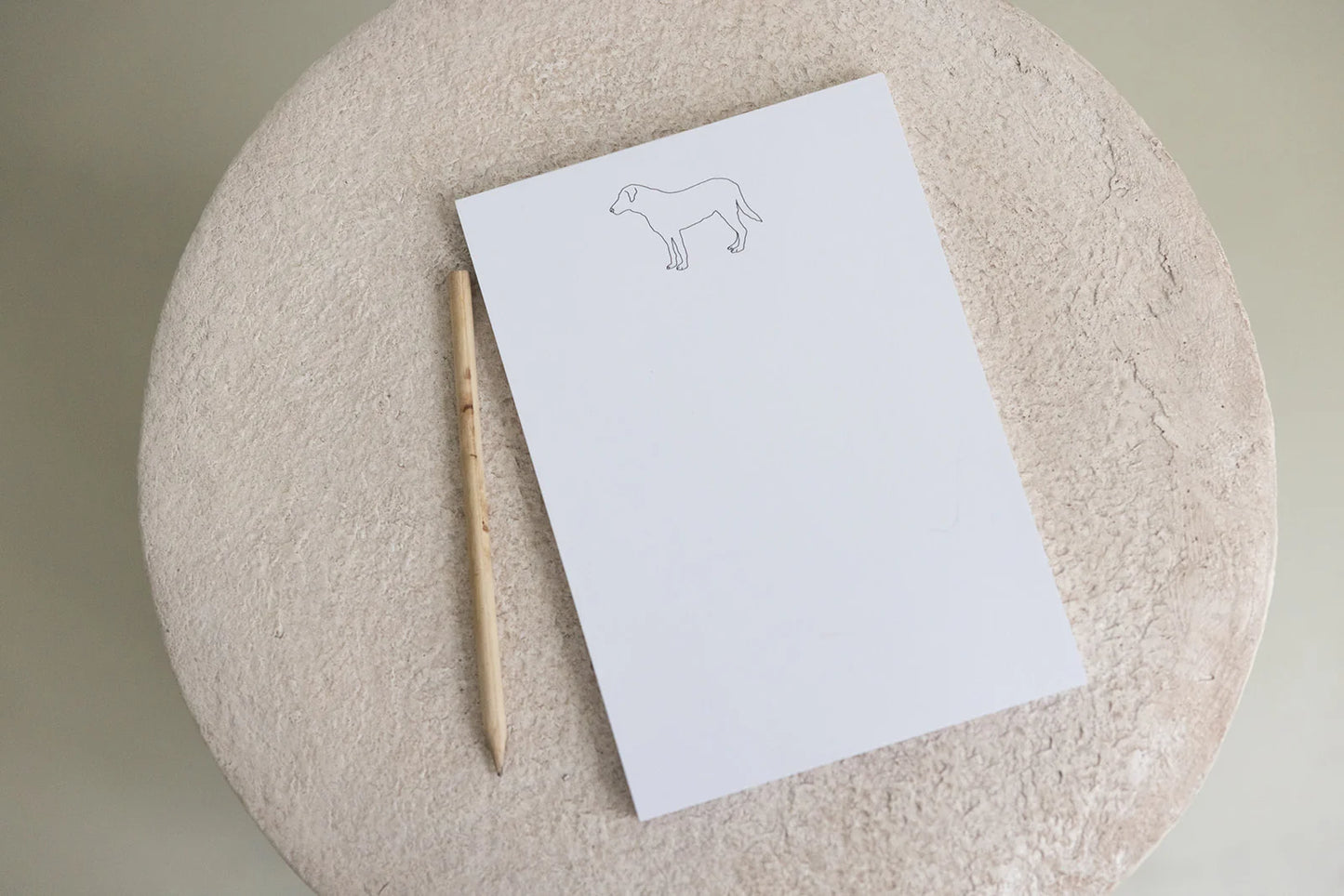 Notizblock A5 Labrador, weiß