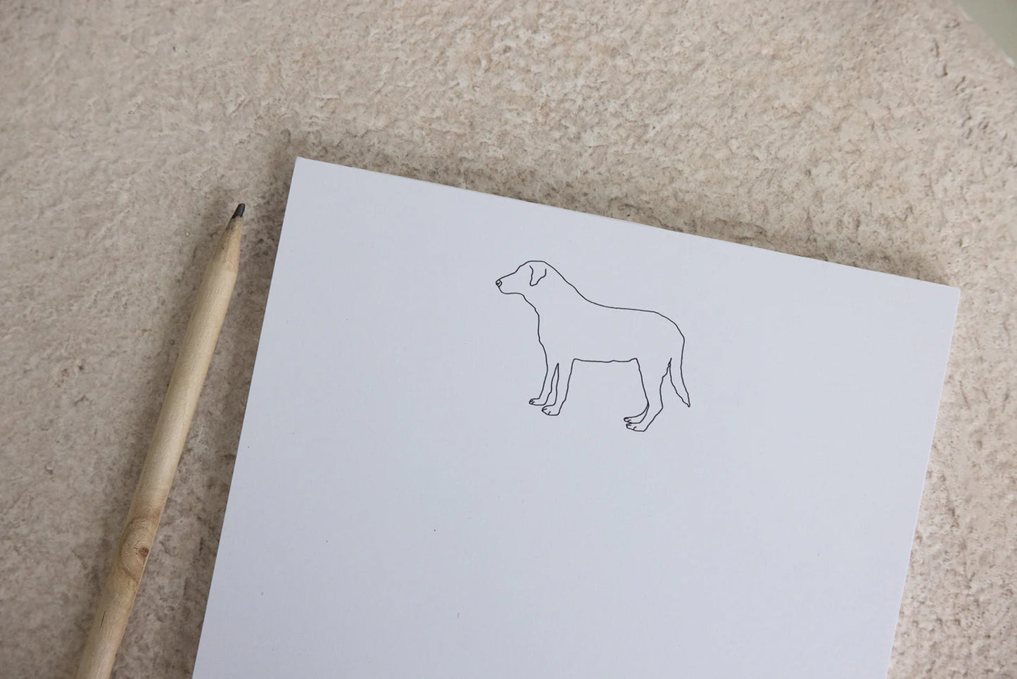 Notizblock A5 Labrador, weiß