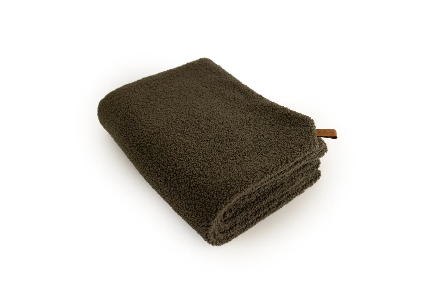 Oversize Hundedecke aus Teddy Grün