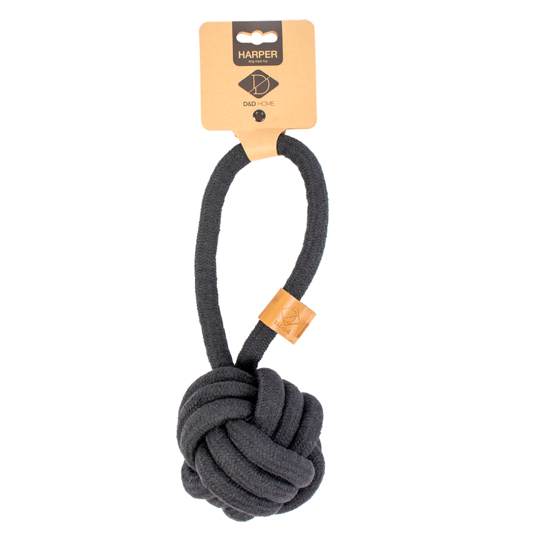 Harper Ball mit Schlaufe schwarz