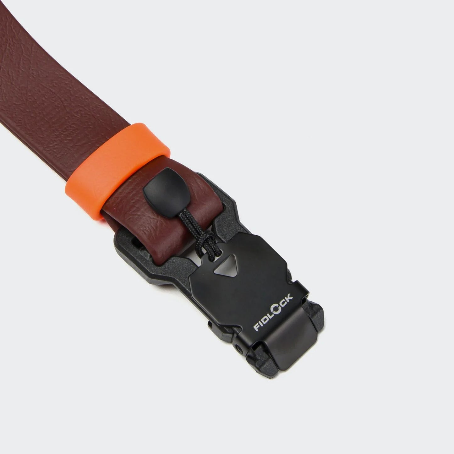 Hundehalsband BioThane Ipanema Dark Aubergine und Neon Orange