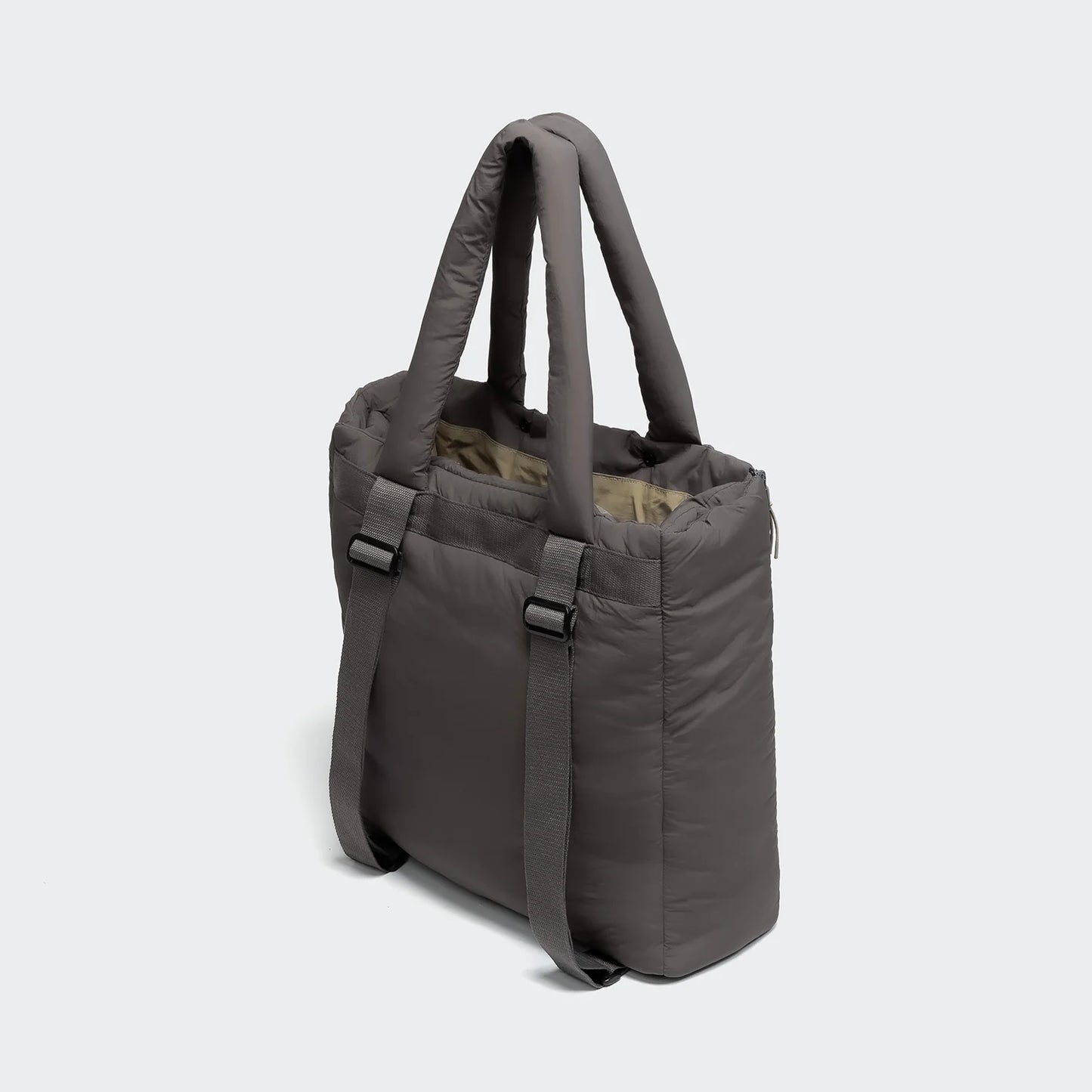 Hundereisebett & Tote Bag AKTIV Puffer Dark Grey/Khaki