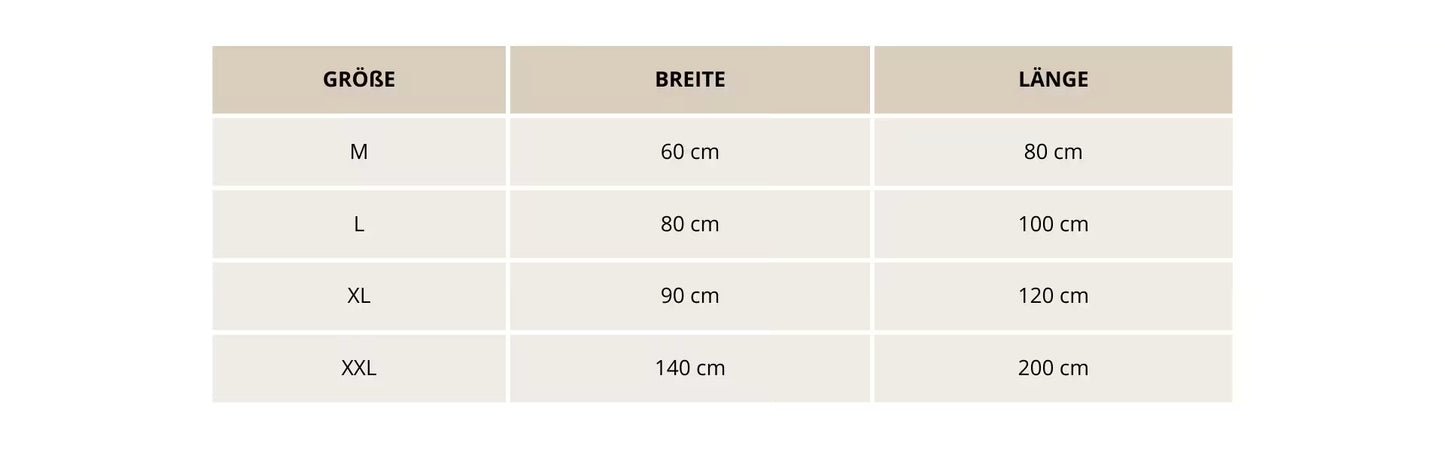 Donna dog blanket in cream