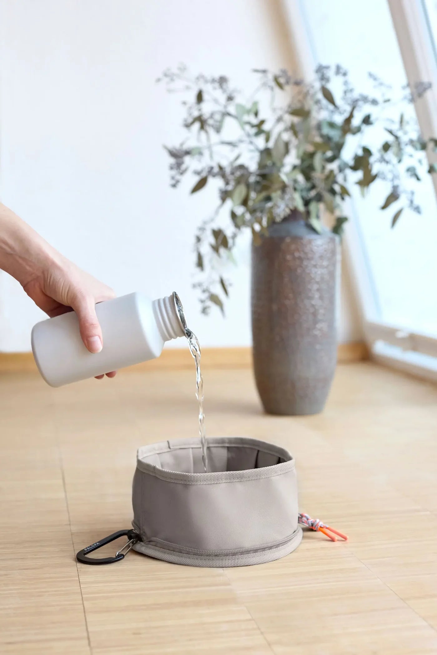 Tura, Dog Bowl to go in taupe