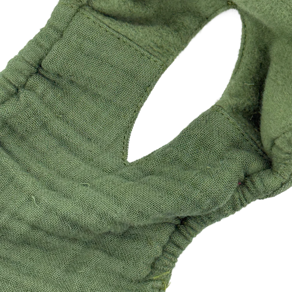 Läufigkeitshosen aus Bio-Baumwolle „Lou“ Olive
