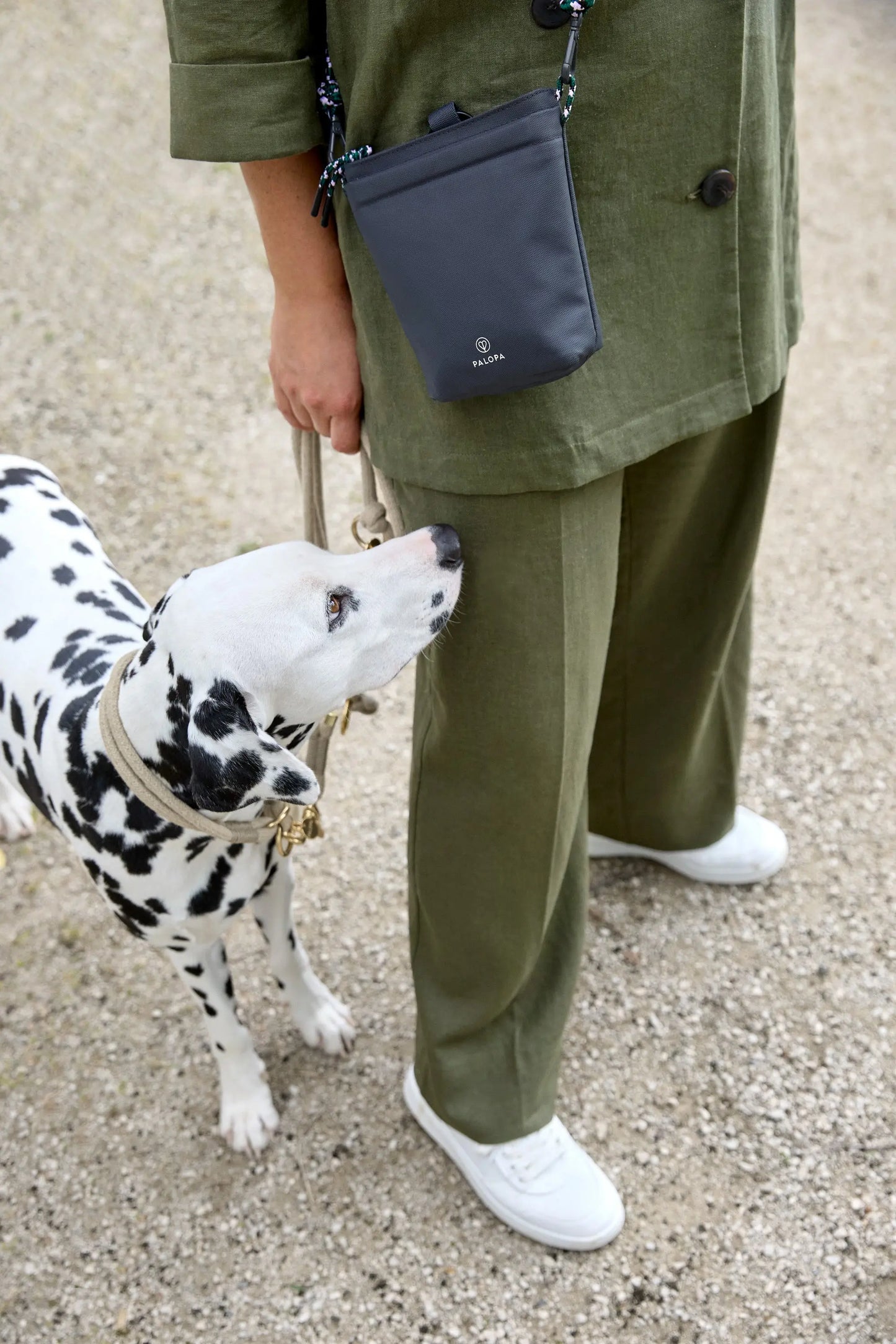 Dog Snack Bag Karl in navy