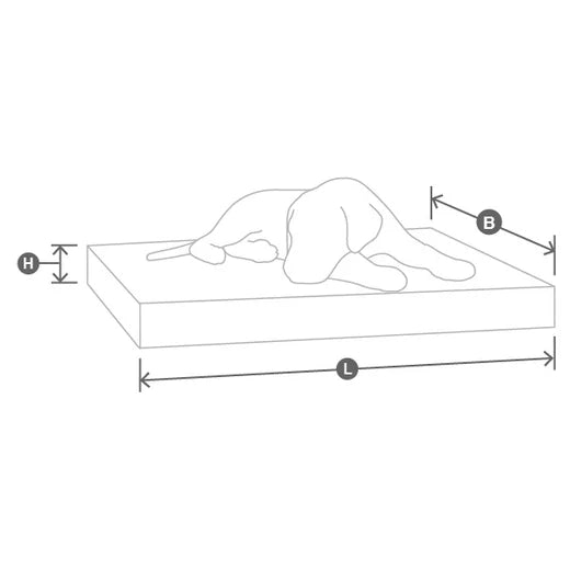 Senso Hundekissen Überzug (ohne Kissen)
