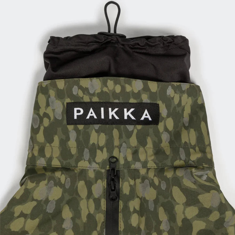 Reflektierender Regenoverall Green