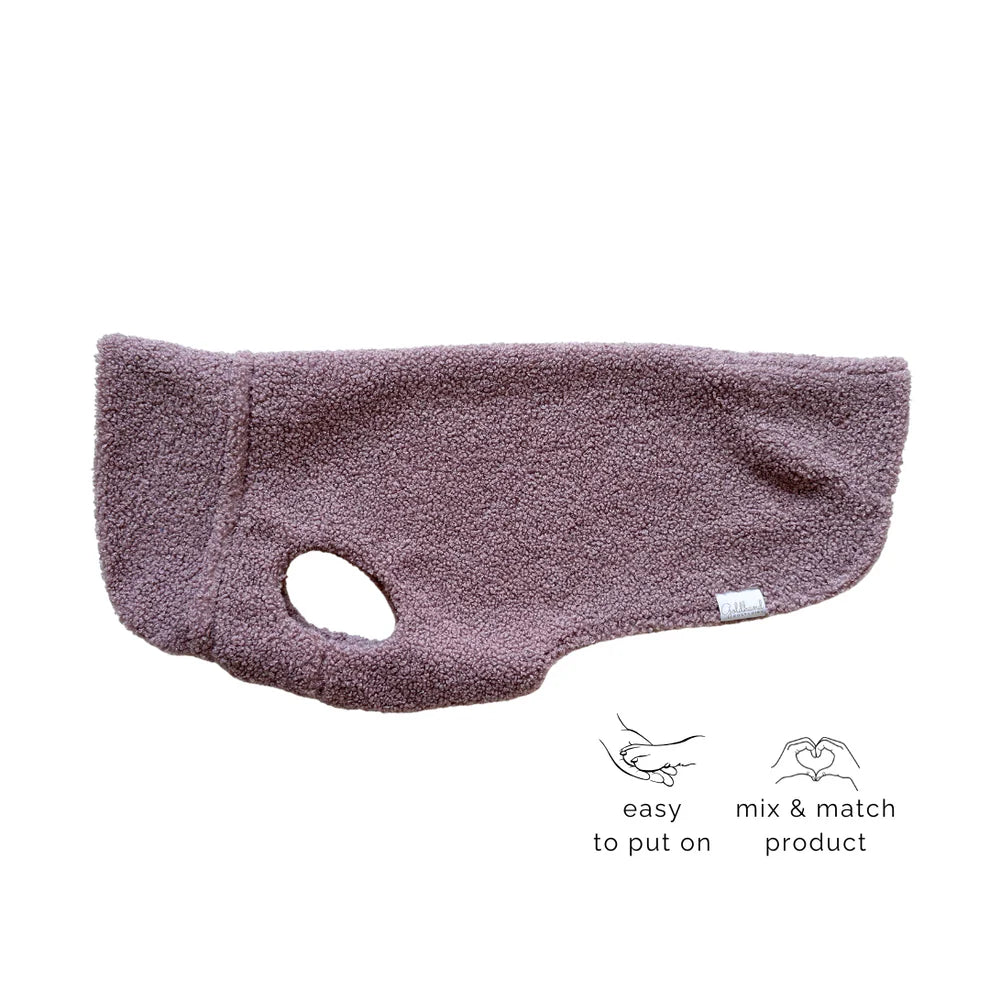 Hundepullover CosyShirt stay warm Teddy blush