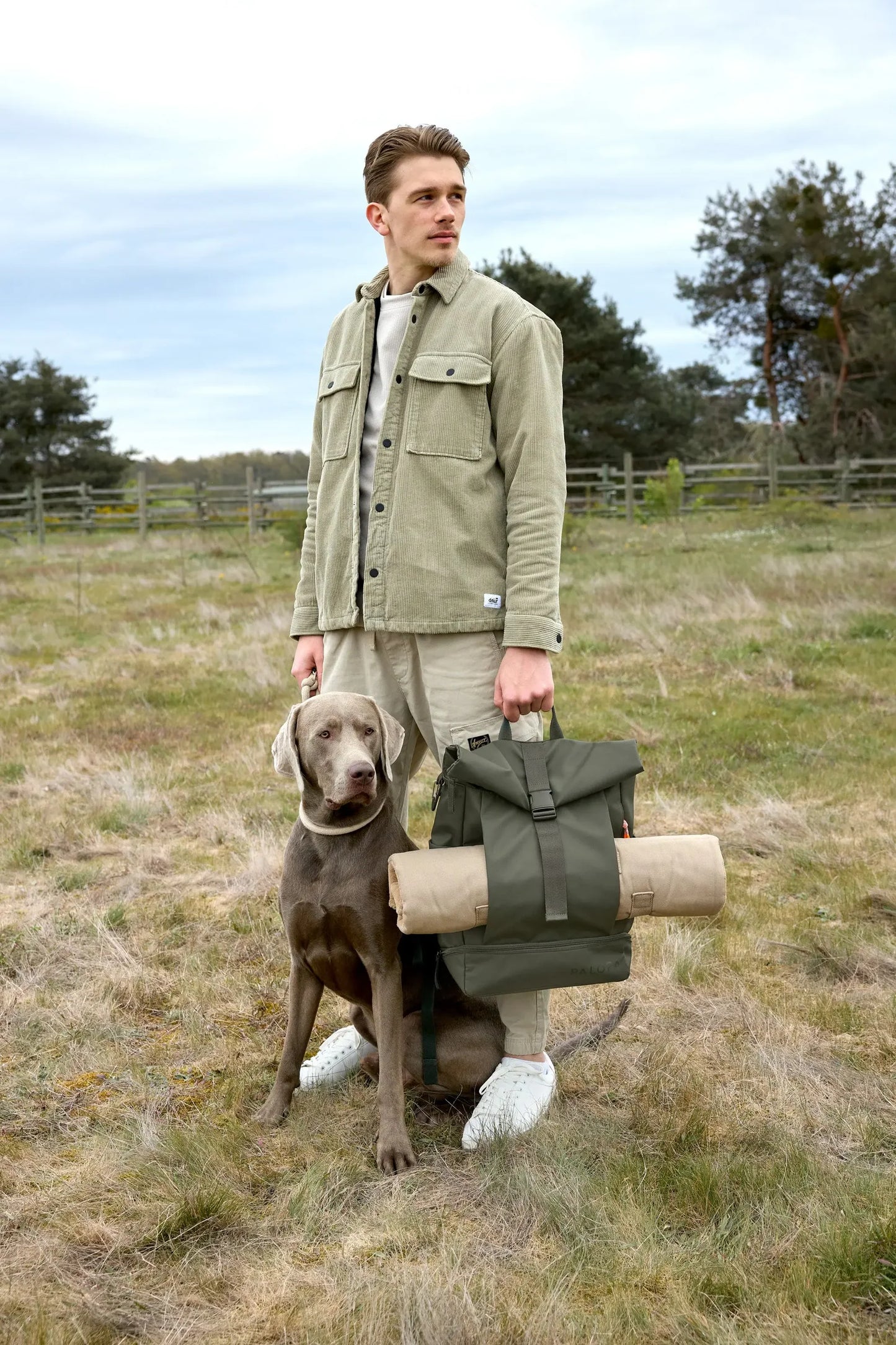 Rolltop Rucksack - Yoska, Dunkelgrün