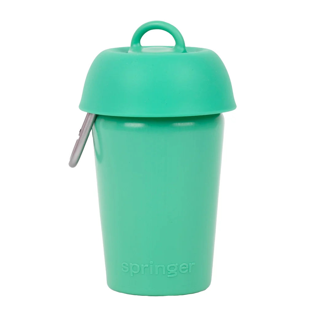Reisetrinkflasche Flip Grün