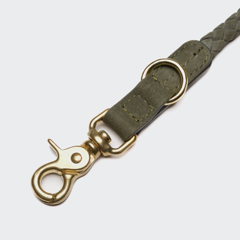 Verstellbare Hundeleine Ravello Moss Green