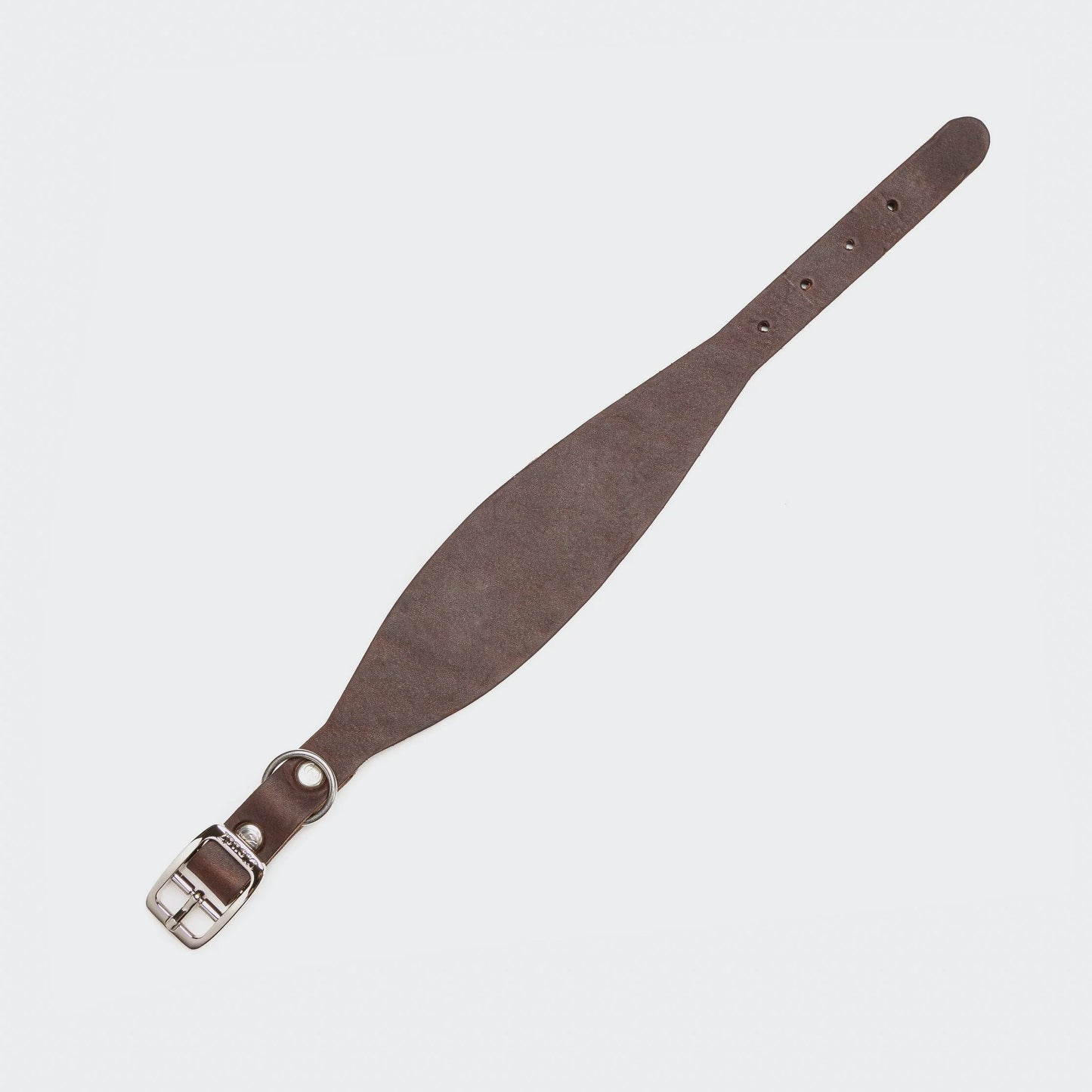 Windhundhalsband Regent Park Saddle Brown Silver
