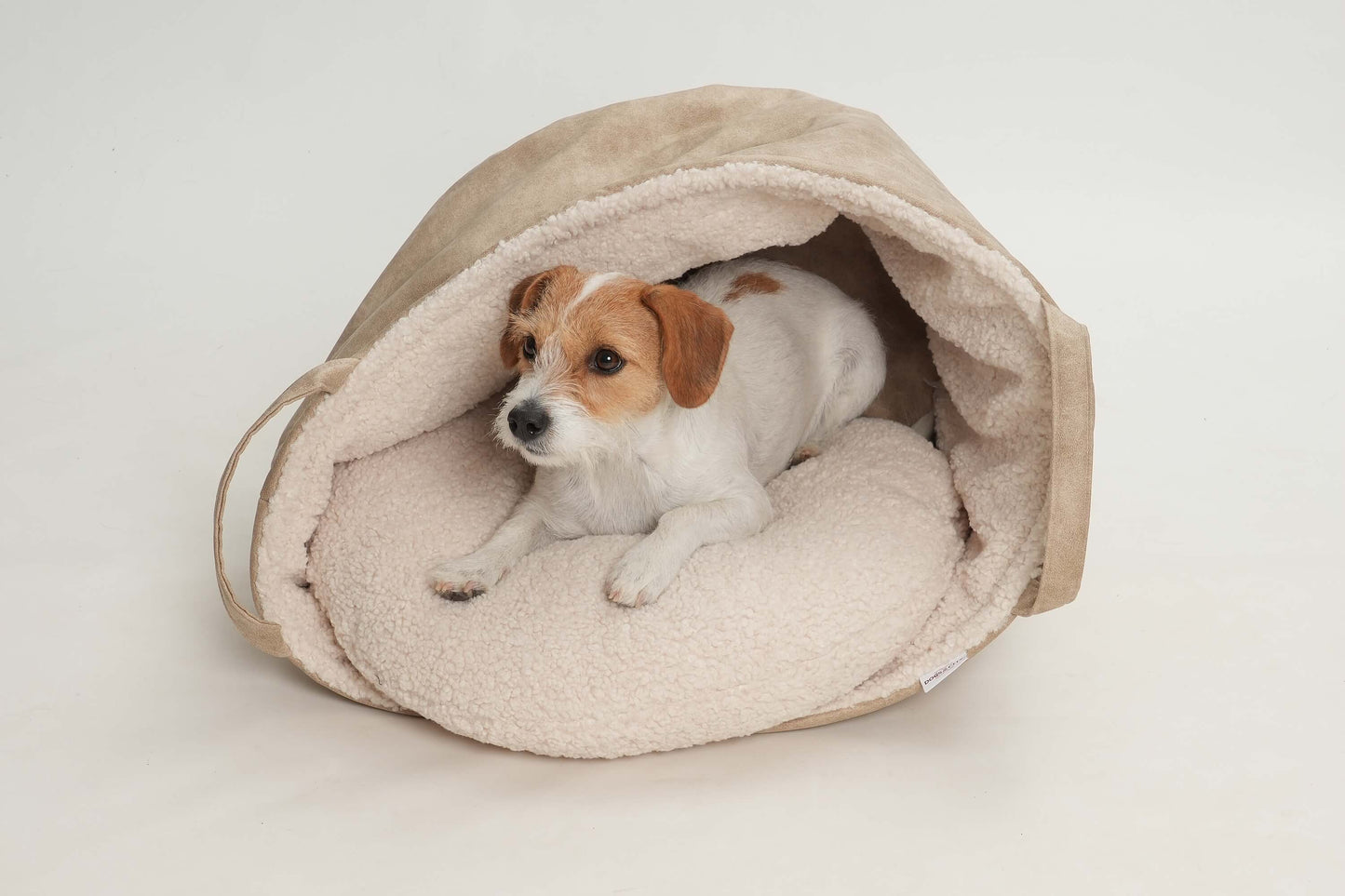 Hundekörbchen Shopper Little Basket Saddle gravel