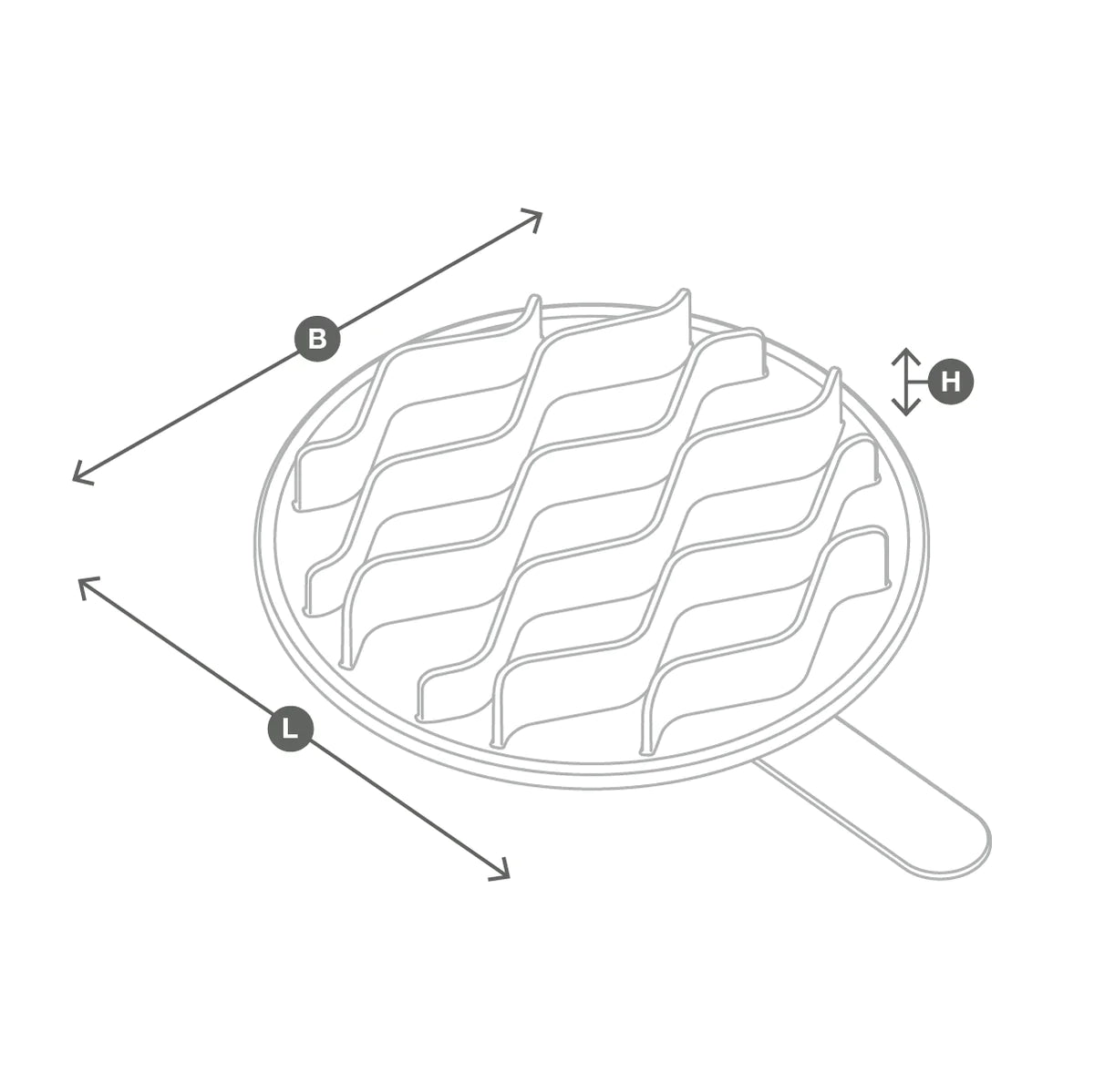 Lento Anti-Schlingseinsatz greige