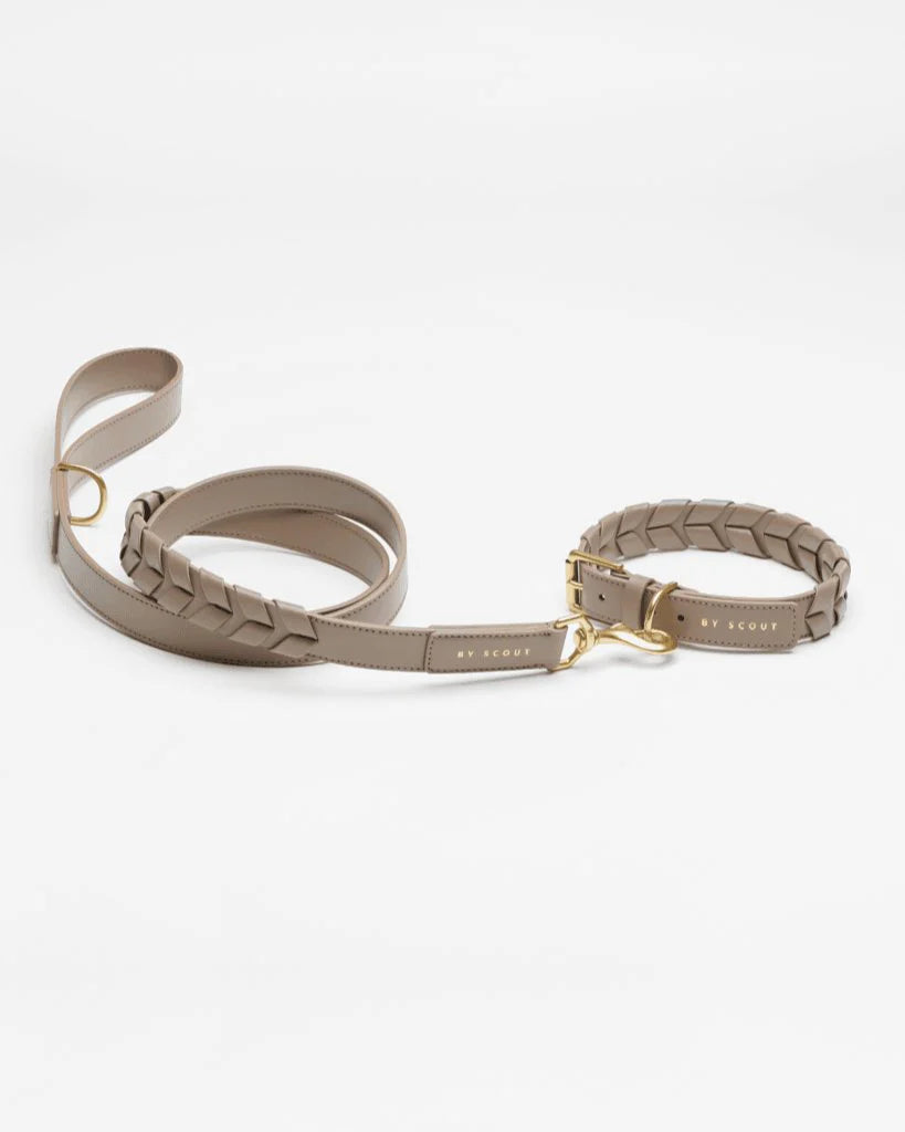 Mela Caspita Führleine in taupe