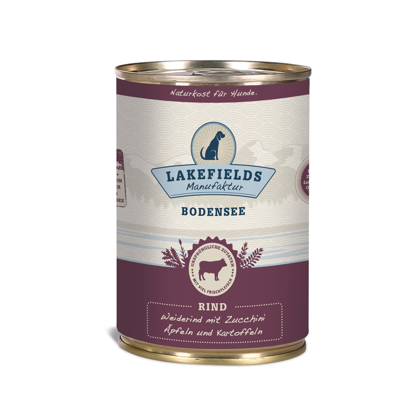 Dosenfleisch-Menü Rind für ausgewachsene Hunde