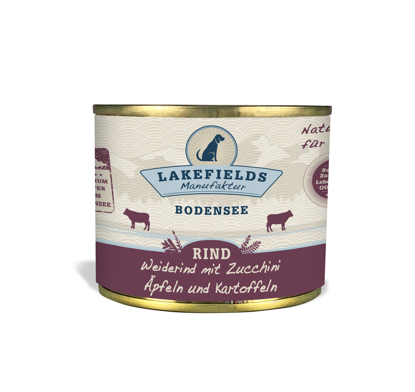 Dosenfleisch-Menü Rind für ausgewachsene Hunde