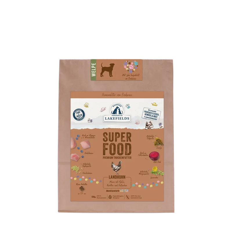 Trockenfutter Superfood Welpe - Huhn 1kg (Kopie)