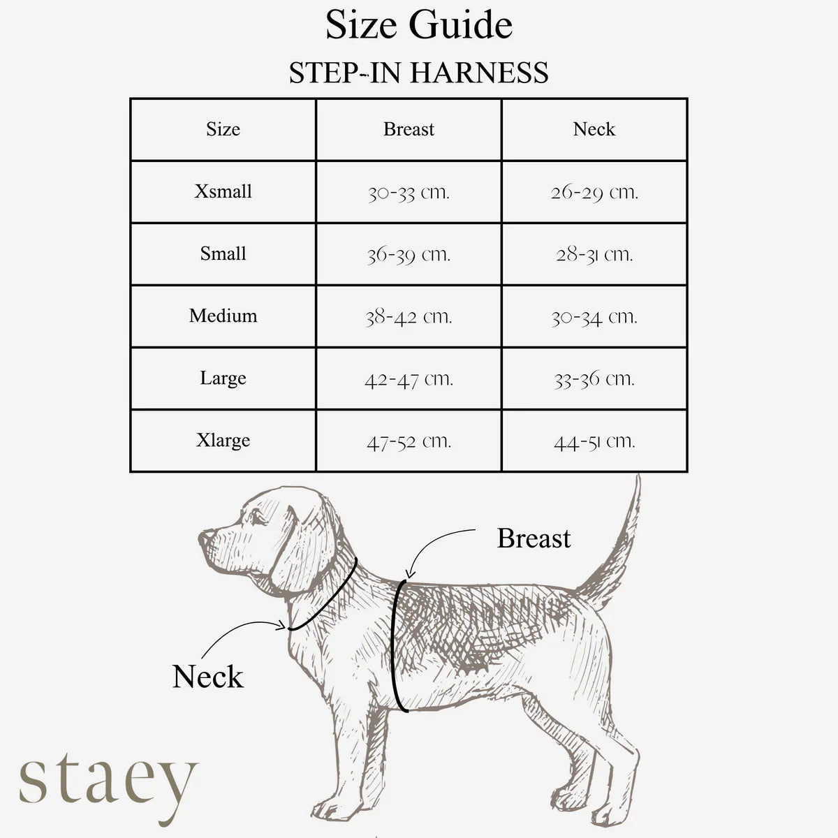 Step-In Dog Harness Teddy Espresso