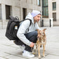 Rolltop Rucksack - Yoska, Schwarz
