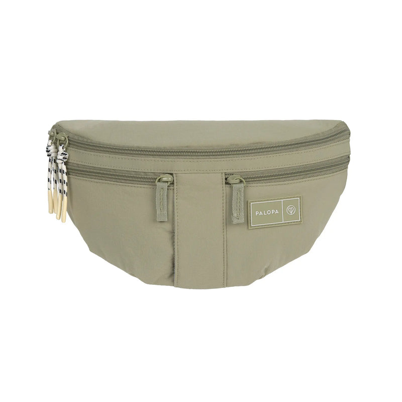Spaziergangstasche Emma crinkled pale olive