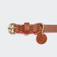 Hundehalsband Prince Park Cognac/Pink