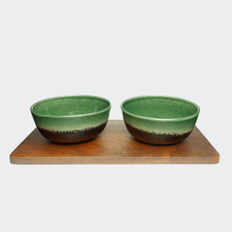 Set Futterstation Annie Green-Orange
