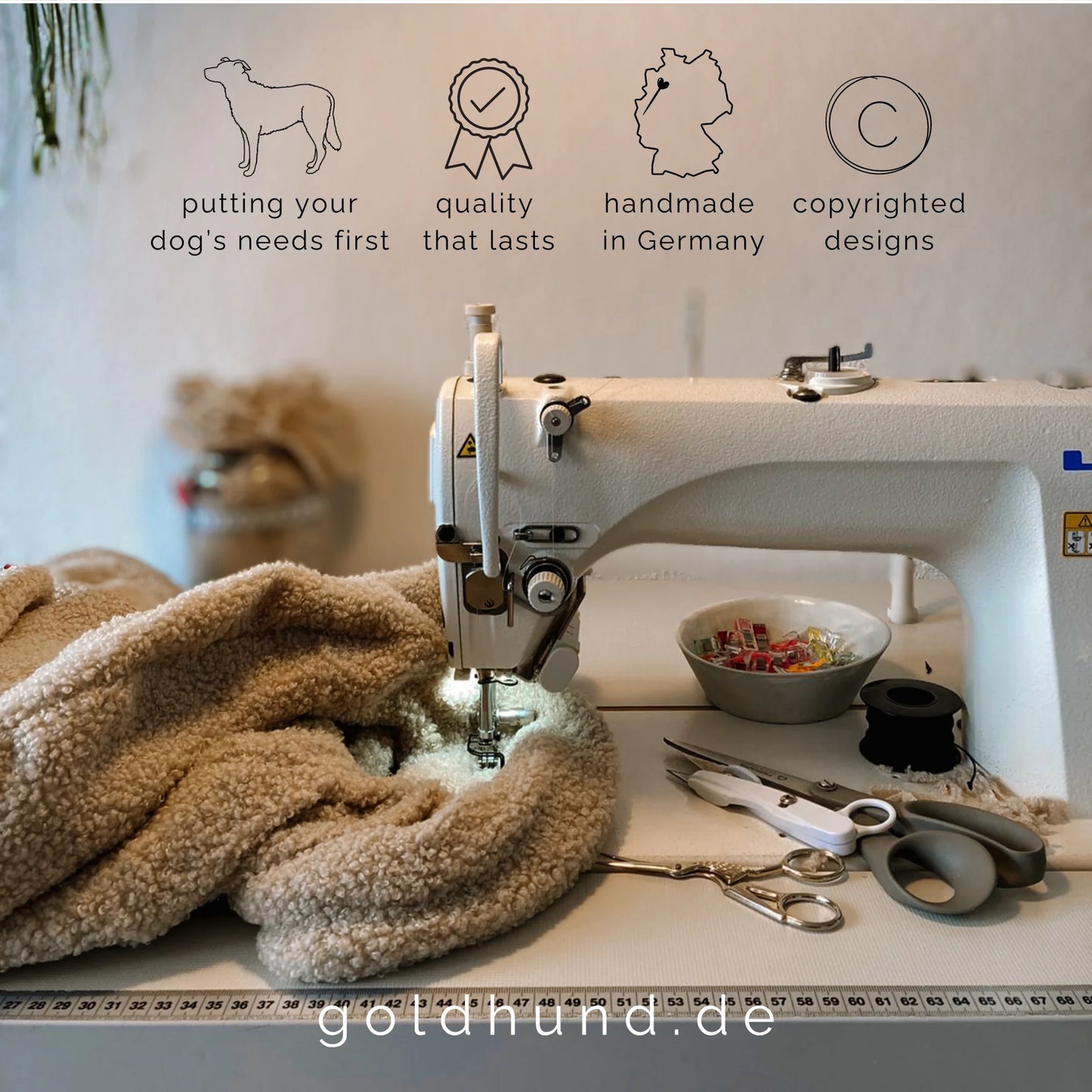 Hundepullover CosyShirt stay warm Teddy oatmeal