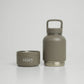 Noona 2-in-1 Reise-Trinkflasche mit Napf | Edelstahl