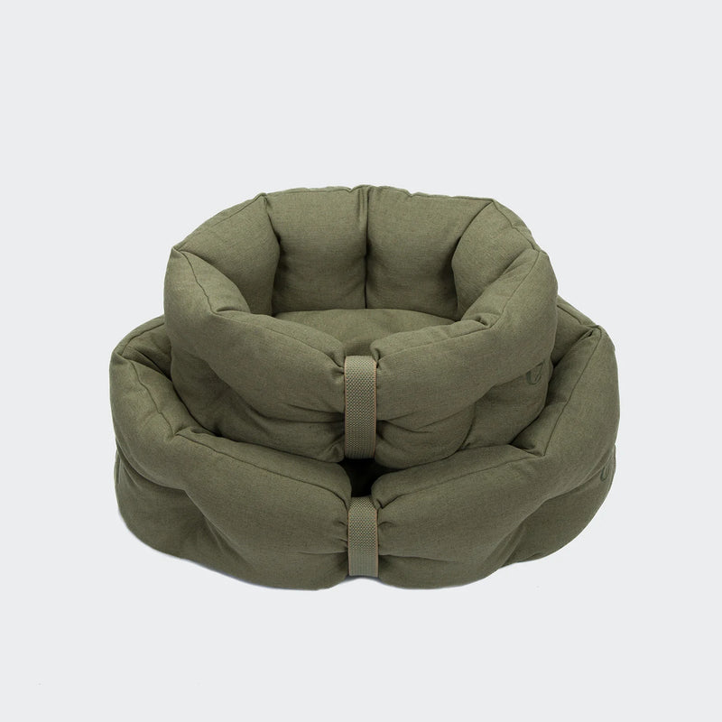 Hundebett LTTL Snoozy Linen-Mix Moss