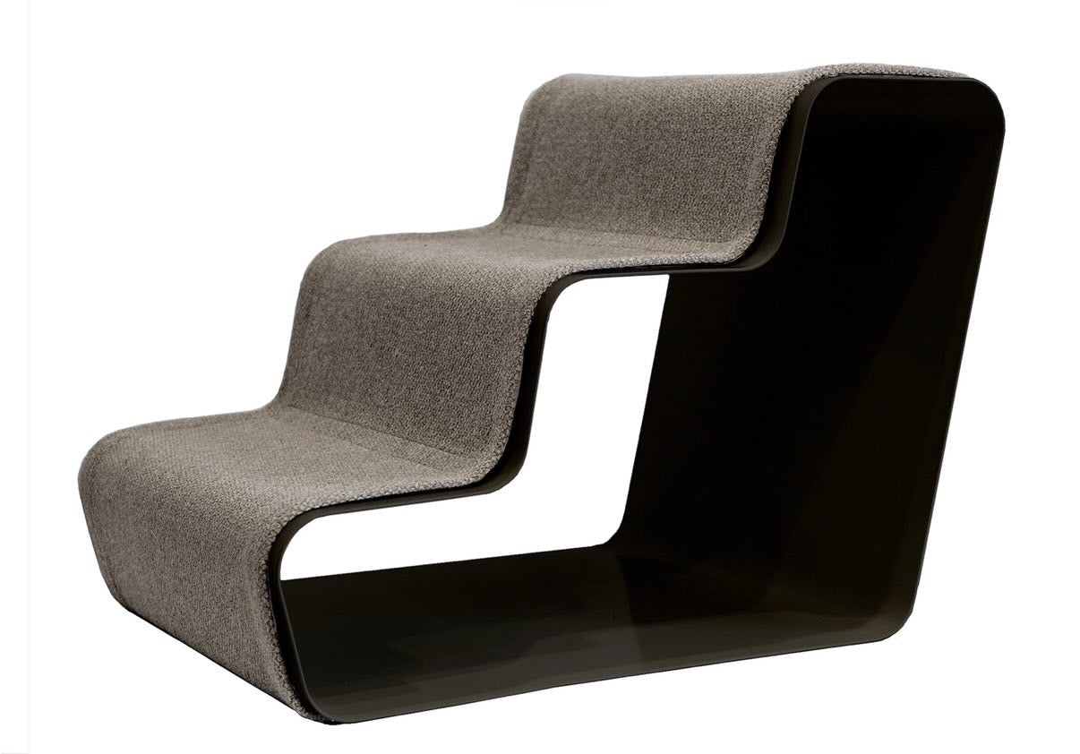 dogBeam 3Stufen - Stahl, pulverbeschichtet Anthrazit / Teppich grau