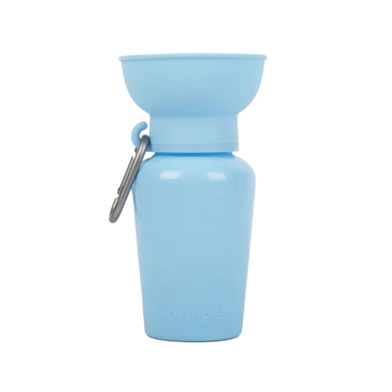 Reisetrinkflasche Flip hellblau