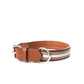 Hundehalsband Baseball Grau