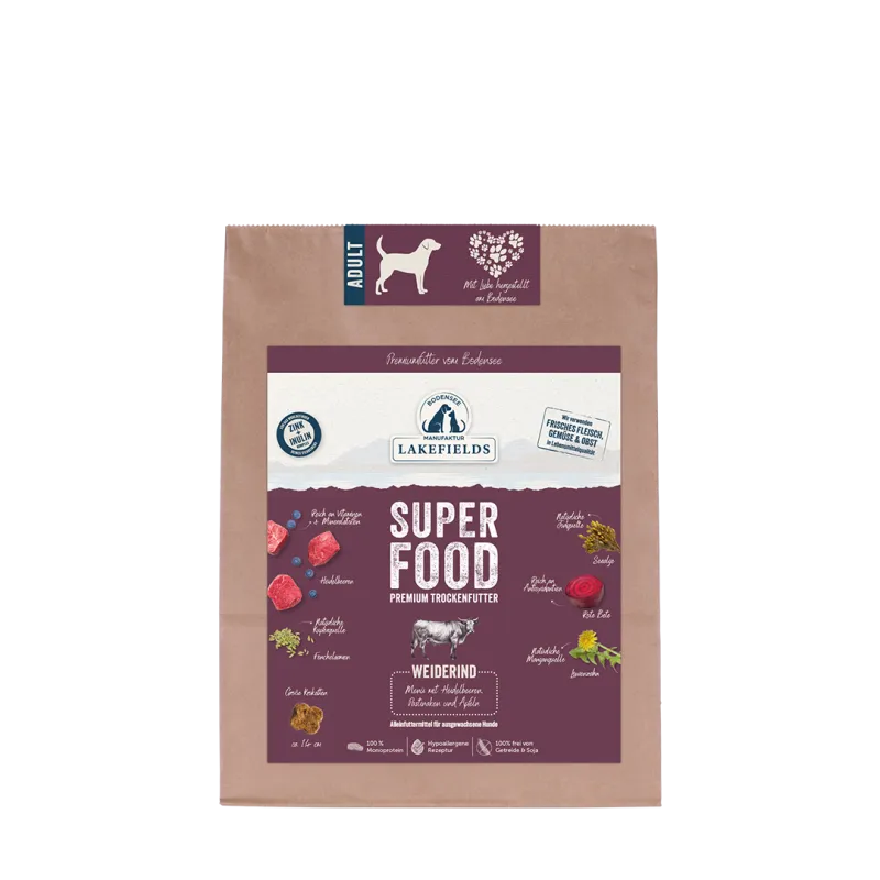 Trockenfutter Superfood Rind 1kg