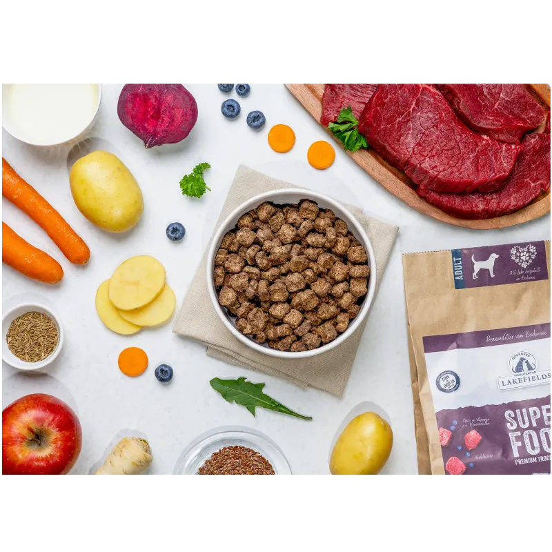 Trockenfutter Superfood Rind