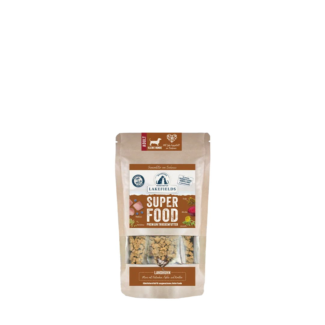 Trockenfutter Superfood Huhn - für kleine Hunde