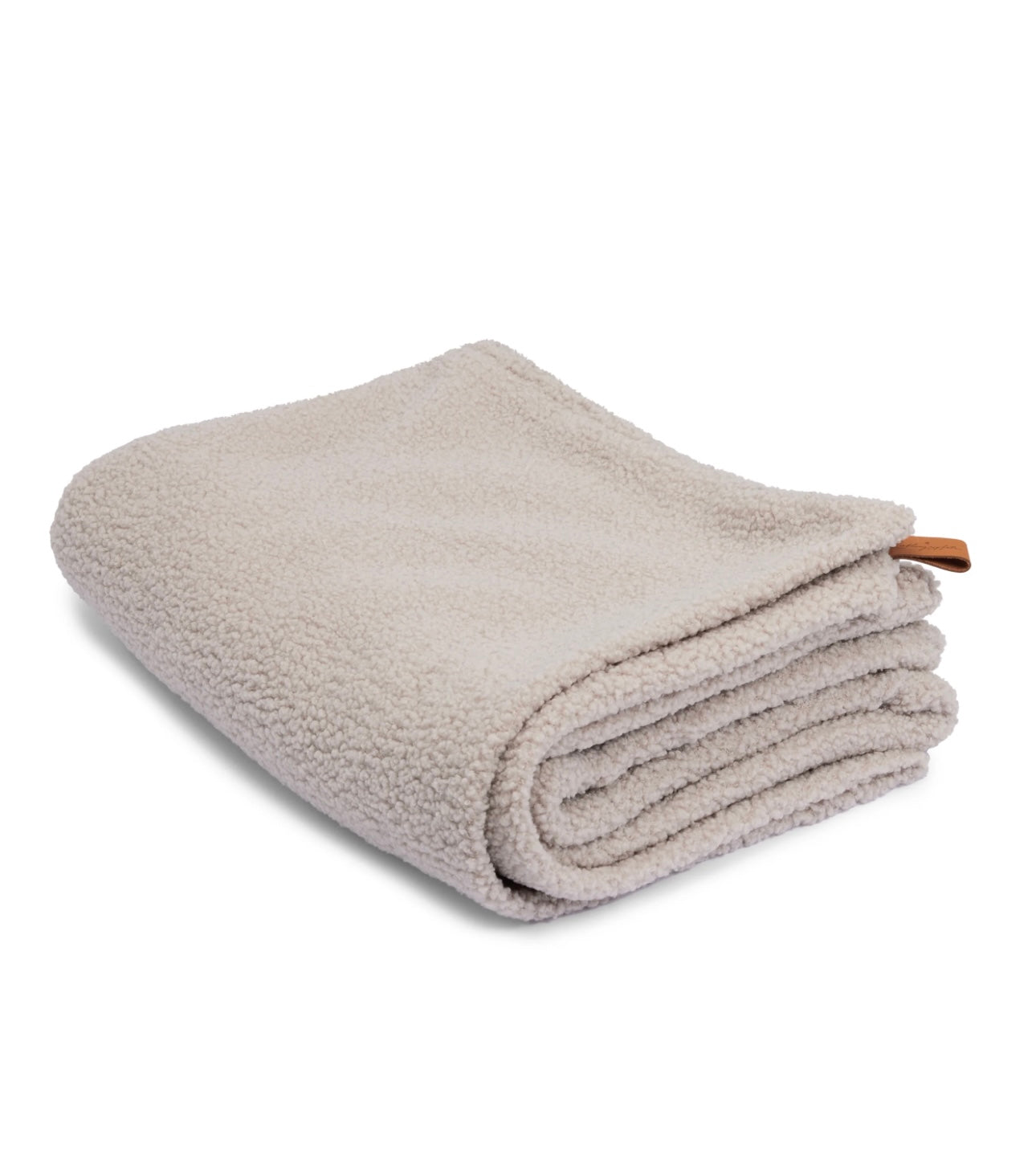 Oversize Hundedecke aus Teddy Greige