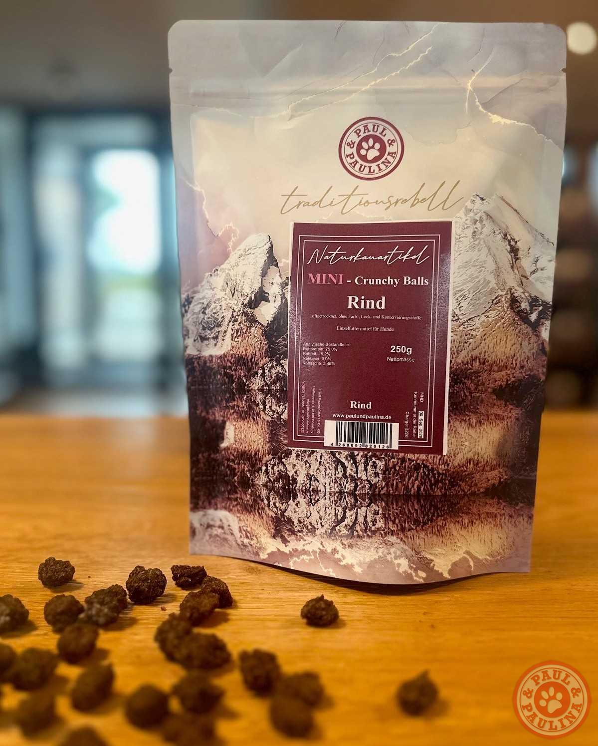MINI - Crunchy Balls Rind 250g