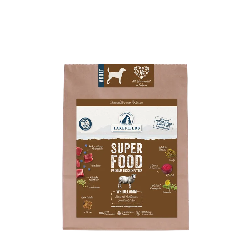 Trockenfutter Superfood Lamm 1kg