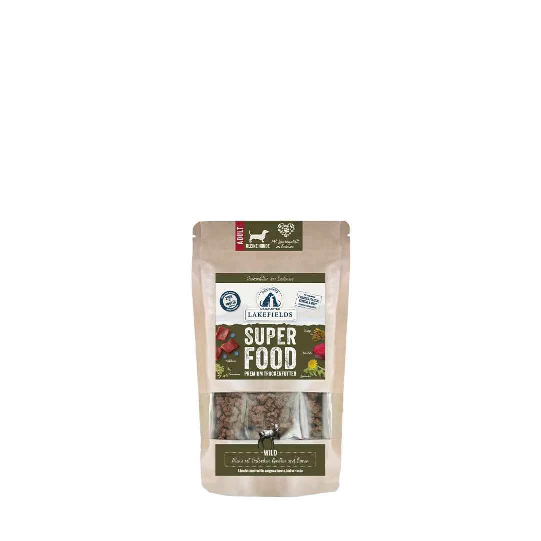 Trockenfutter Superfood Wild - für kleine Hunde