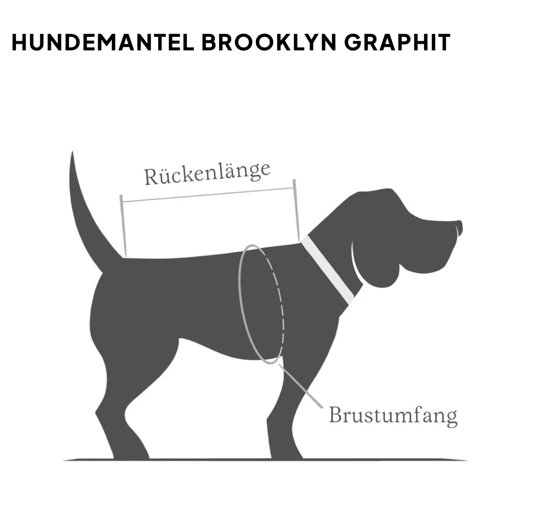 Cloud7 Hundemantel Brooklyn Graphit