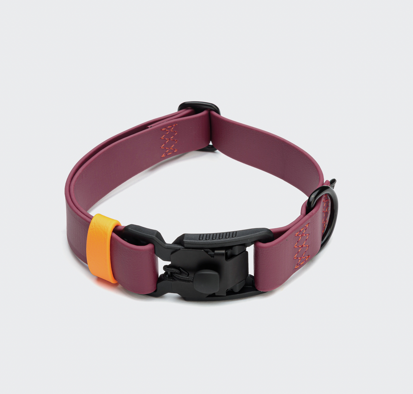 Hundehalsband BioThane Ipanema Magenta-Orange