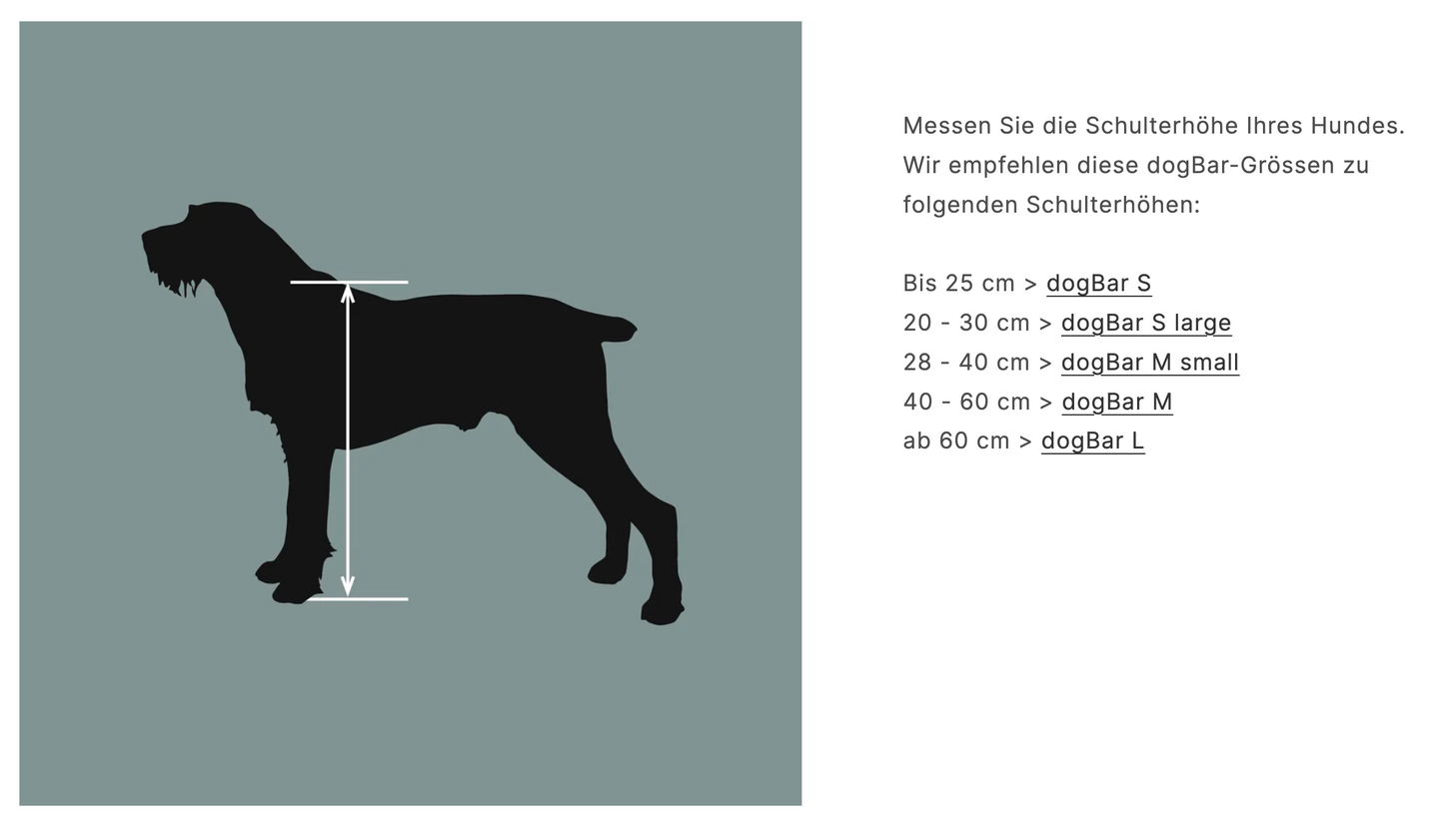 dogBar® Single M-Small cashmere grey